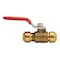 Quickfitting 1/2in Push-to-Connect x 1/2in Push-to-Connect Brass Full Port Ball Valve LF912R - alternate 2